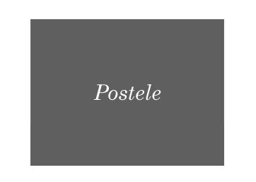 postele